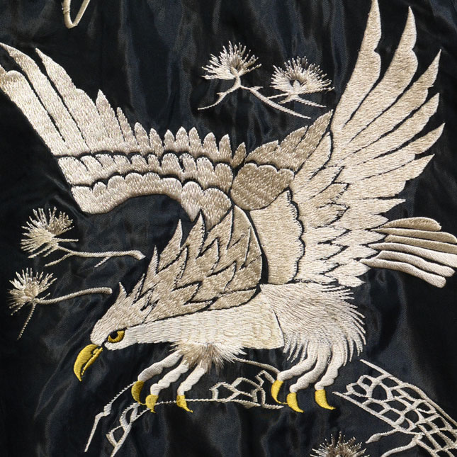 テーラー東洋スカジャン【WHITE EAGLE×WHITE TIGER】リバーシブル