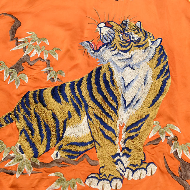 東洋スカジャン・港商SPECIAL EDITION「TIGER HEAD×ROARING TIGER