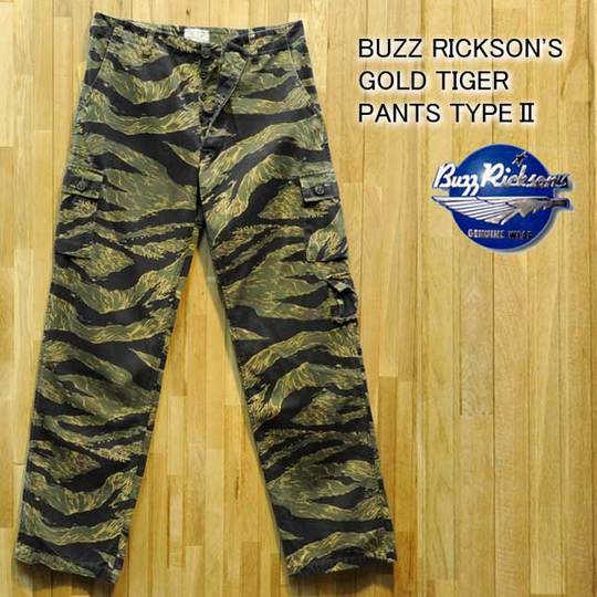 BUZZ RICKSON'S(バズリクソンズ)GOLD TIGER PANTS TYPEⅡ(ゴールド
