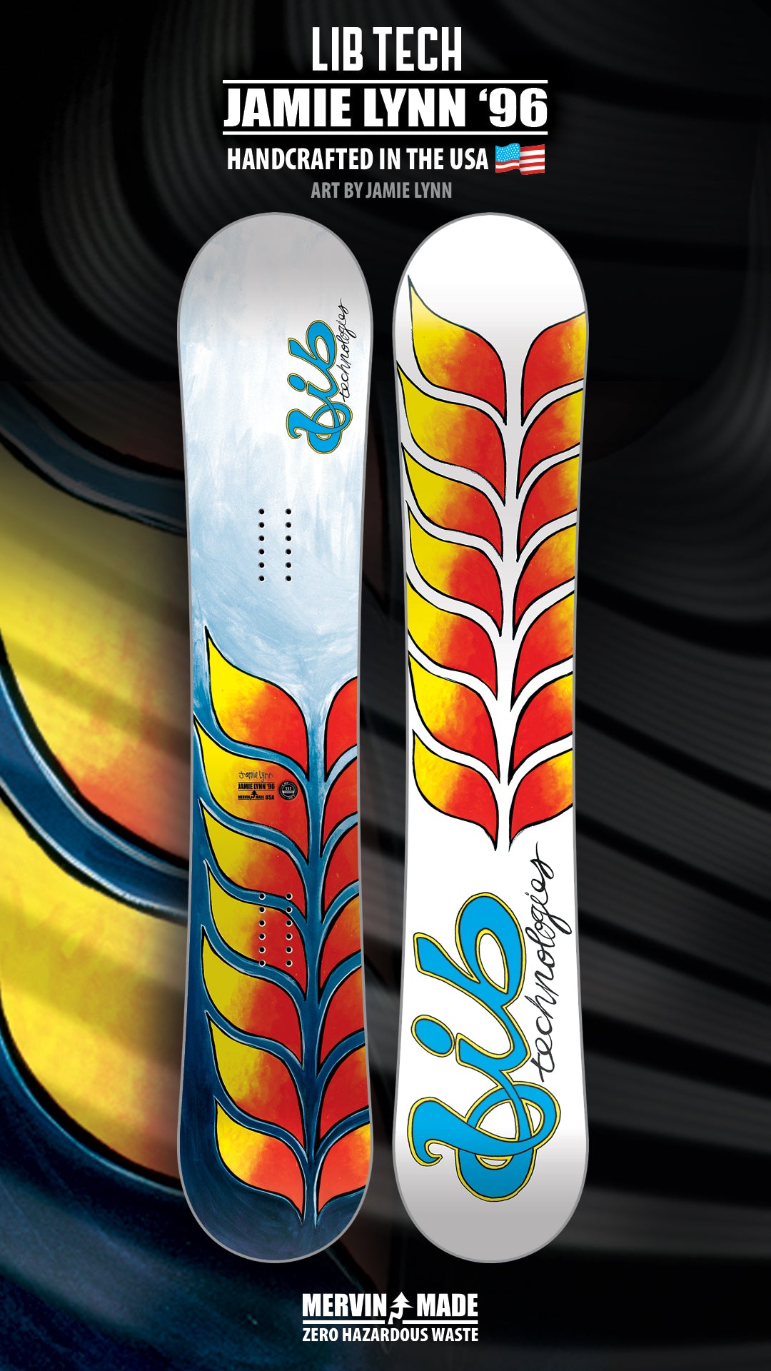 Lib Technologies Jamie Lynn 1996 Re-issue, Travis Rice Pro, Orca