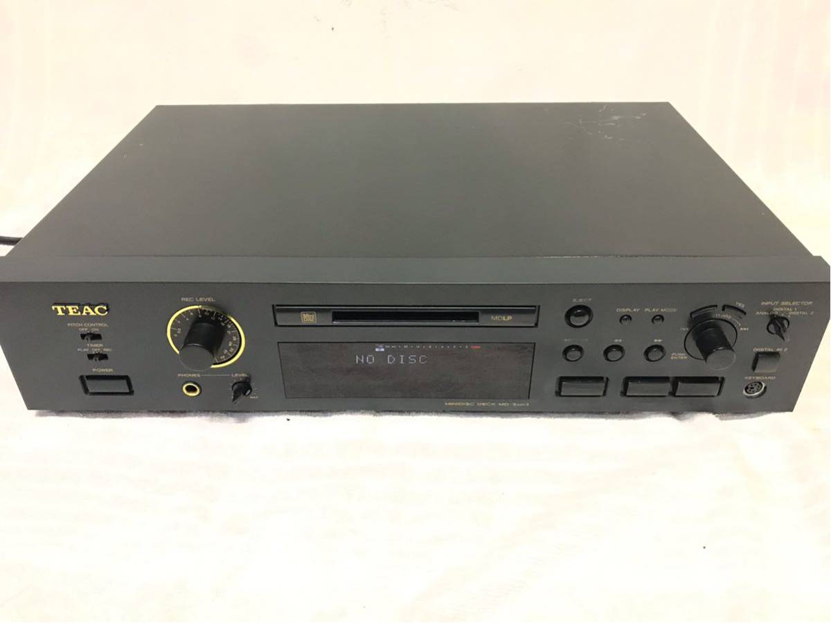 ♯ TEAC ティアック MDデッキ MD-5 MKII シルバー 程度良好 TEAC