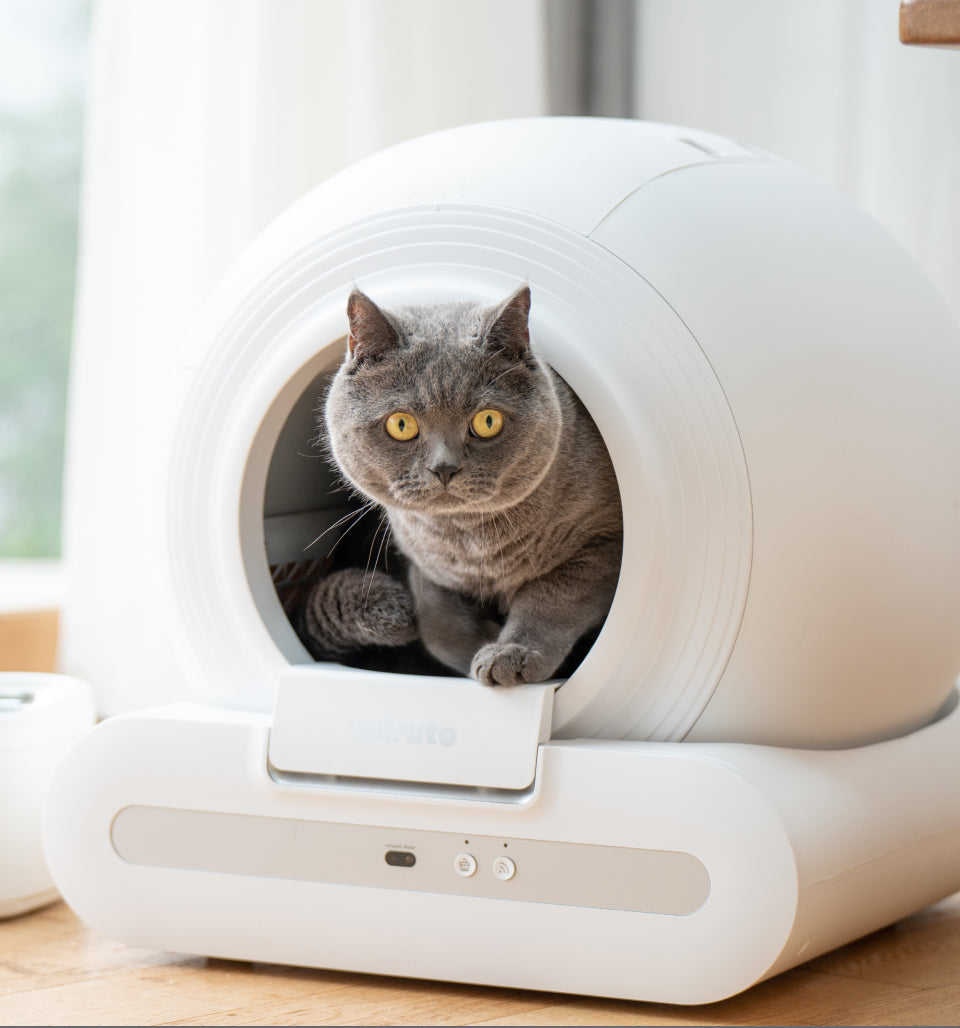 全自動 たまご型自動猫トイレ 赤外線センサー全自動スマートトイレ(猫