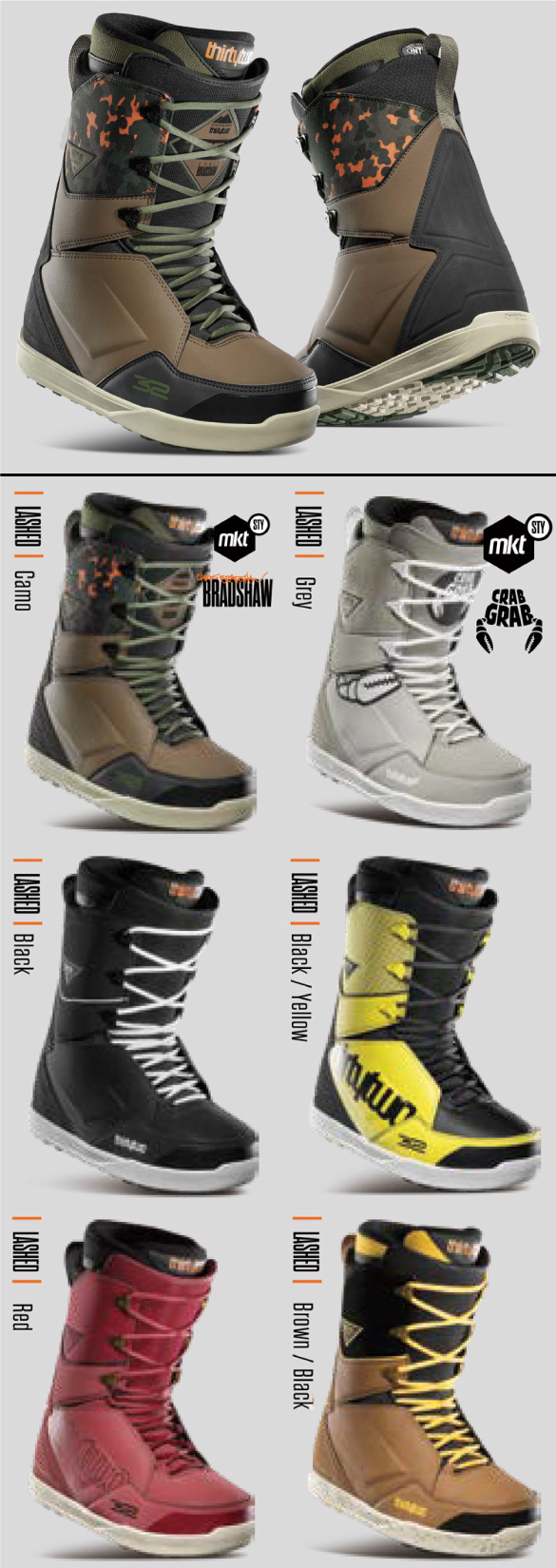 20-21 thirtytwo/32(ｻｰﾃｨｰﾂｰ)・LASHED ラッシュド ブーツ ≪商品一覧≫