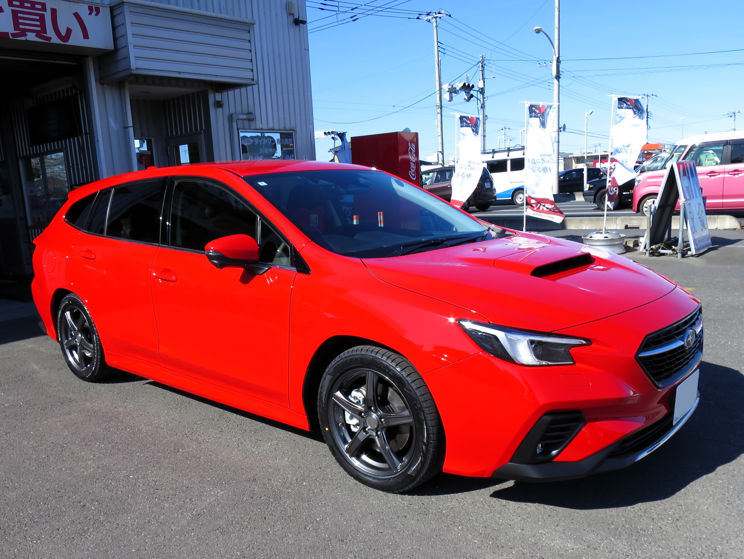 スバル レヴォーグにBRIDGESTONE BLIZZAK VRX3 +TOPRUN VR5を装着