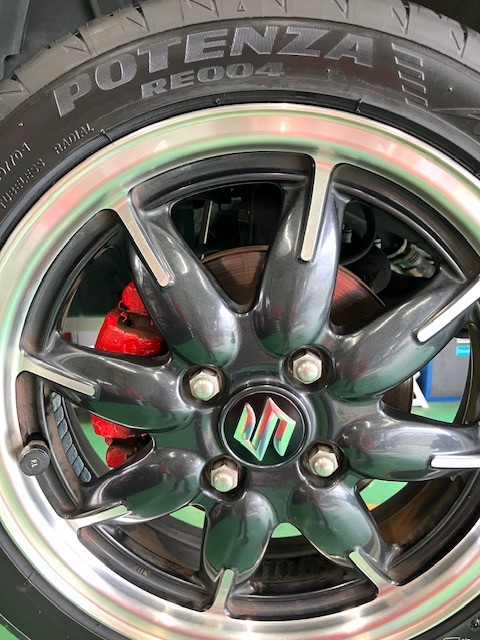p*l様 ポテンザRE04アドレナリンとアルトターボRS純正ENKEI製