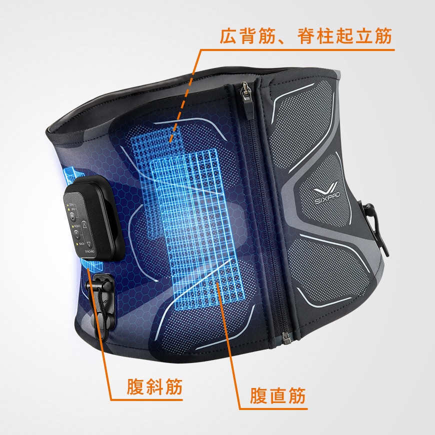 シックスパッド コアベルト2（Core Belt 2） お腹まわり（腹筋・脇腹