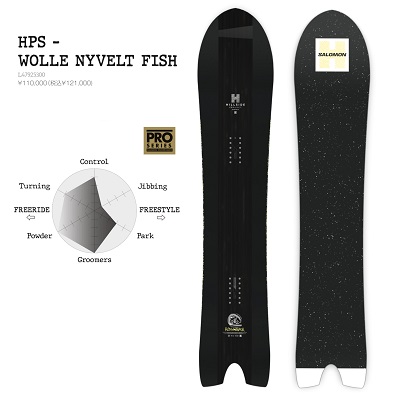 SALOMON HPS-WOLLE NYVELT FISH・ウォレニベルトフィッシュ】2025-2026