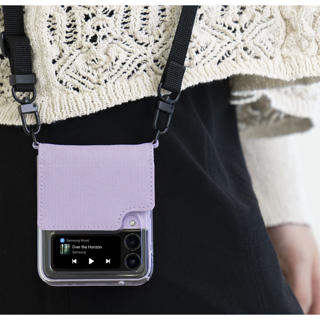 Galaxy Z Fold3 5G ケース】ショルダーストラップ付 CANVAS DIARY