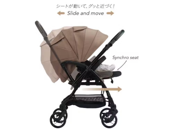 コンビ、ベビーカー「スゴカルS エッグショック ロッタ JA×グリーン