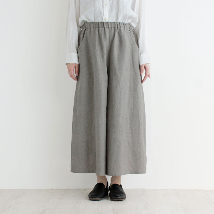 nofl】天日干しリネンワイドパンツ 644208820 | ナチュラル服通販