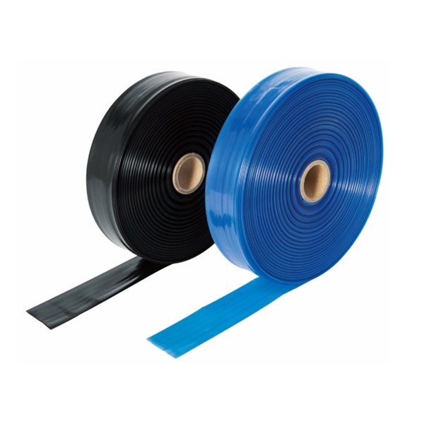 セフティ灌水チューブ（片面）(厚さ0.12mm幅5cm長さ200mﾋﾟｯﾁ15cm黒片面