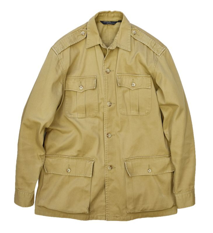 USA製】【ラルフローレン】【ベージュ】【サファリジャケット