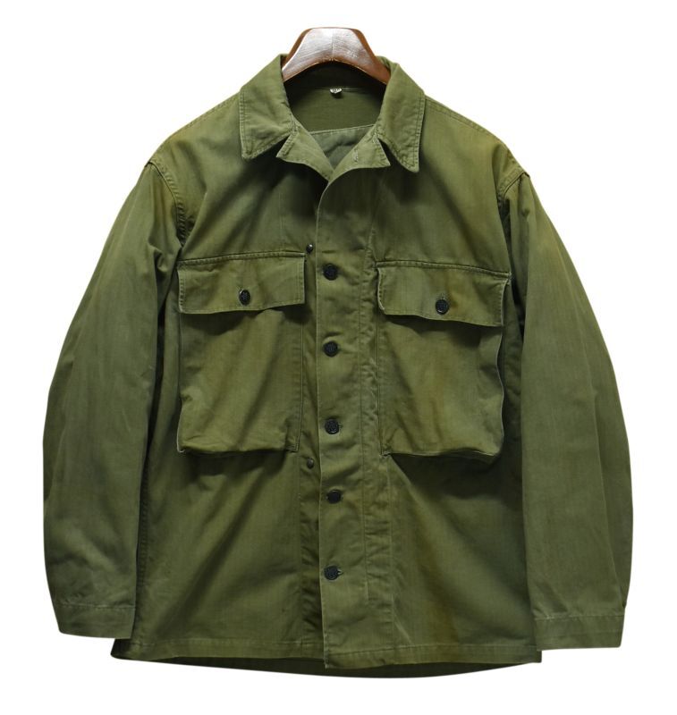 40's】【ビンテージ】米軍実物【M-43】【13スターボタン】【HBT