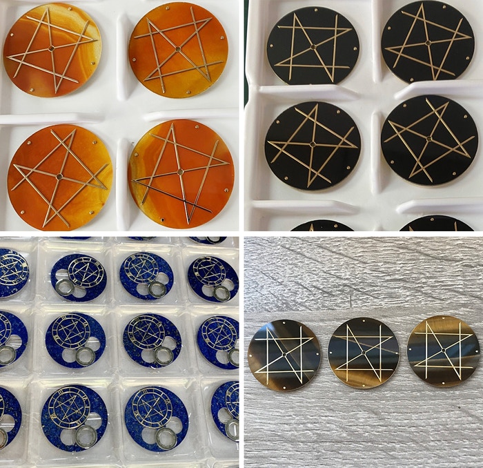 2サイズ】QUARTZ MODEL クオーツモデル／アクアマリン バンブー天然木