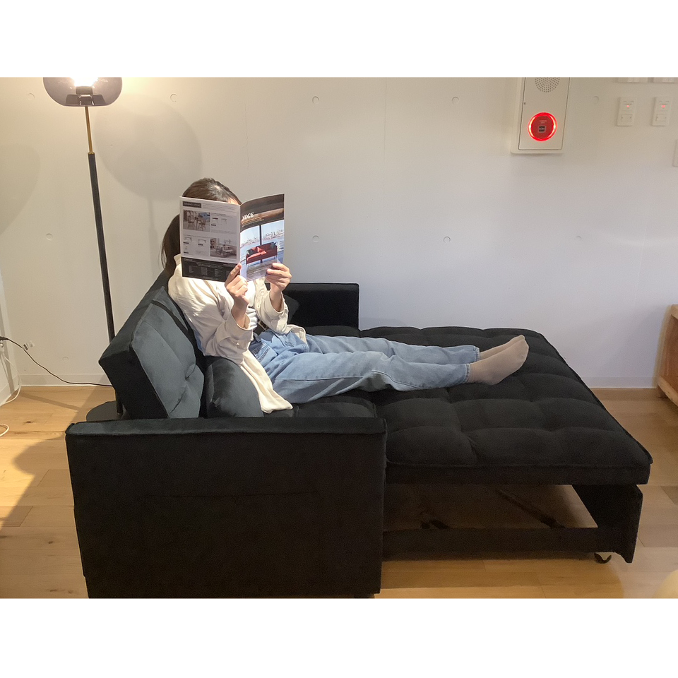 ソファベッドSKUE0607【送料・開梱設置無料】ブラック | NOCEノーチェ