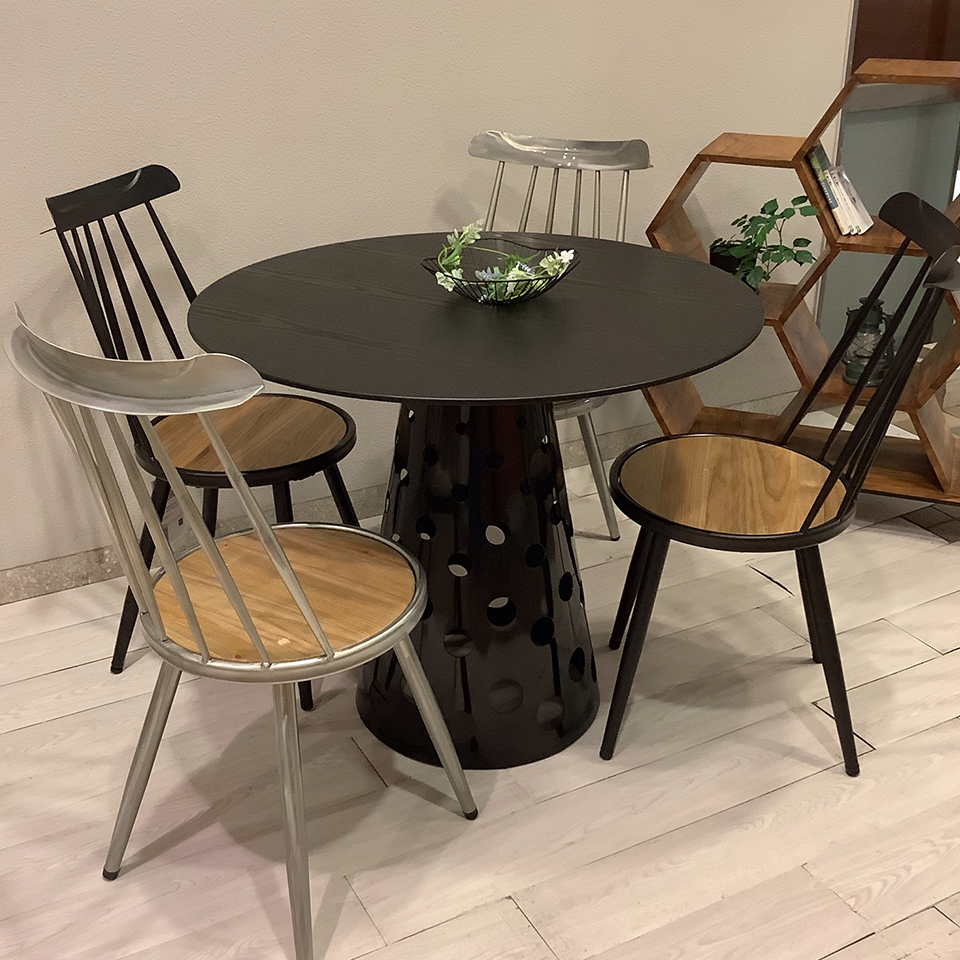 ダイニングテーブルRT-1386【送料無料】ブラック | NOCEノーチェ 家具