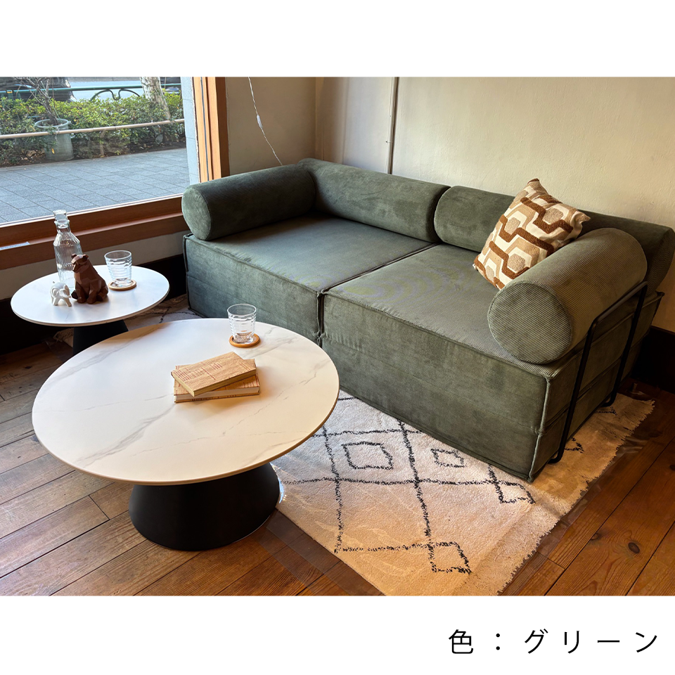 ソファFUTON 2人掛け【送料無料】ホワイト | NOCEノーチェ 家具