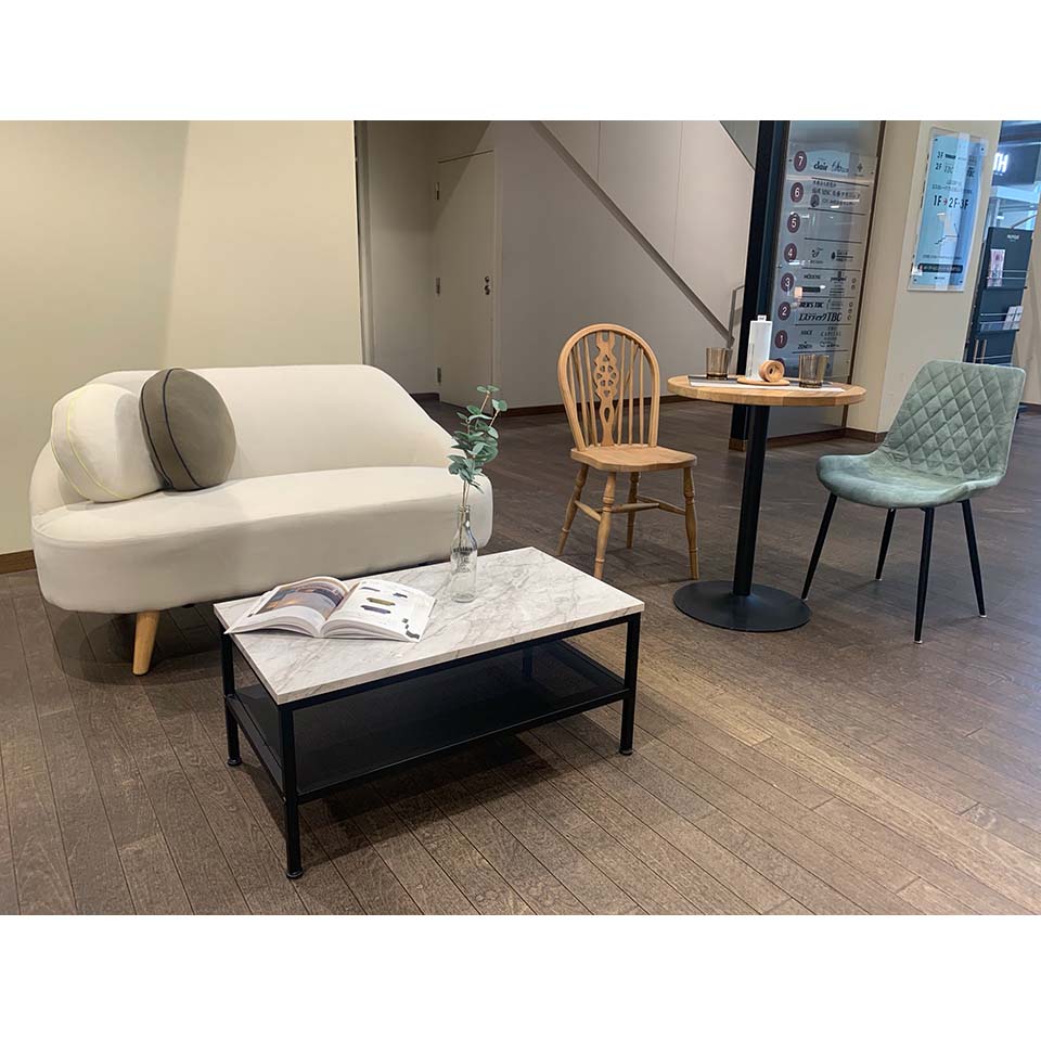 ソファ1637B 2人掛け【送料無料】ホワイト | NOCEノーチェ 家具