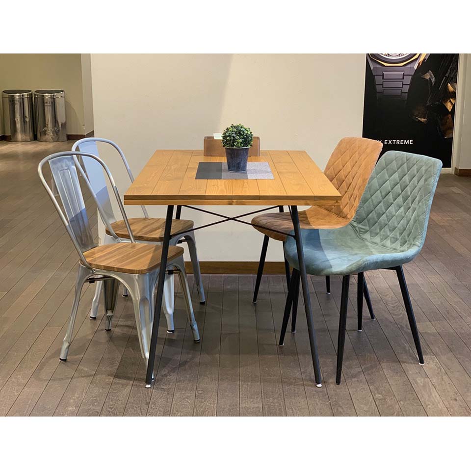 ダイニングテーブルBF8168-1【送料無料】 ナチュラル／ブラック | NOCE