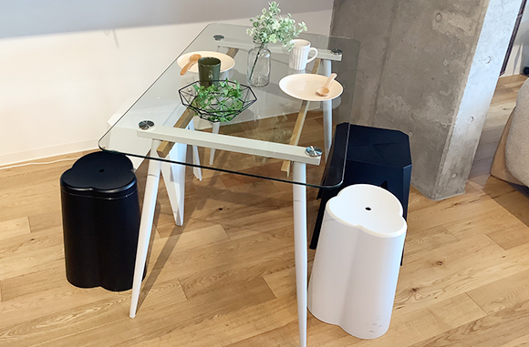 ノーチェ ガラステーブル ⭐︎現地引渡しのみ⭐︎ ノーチェ ガラス