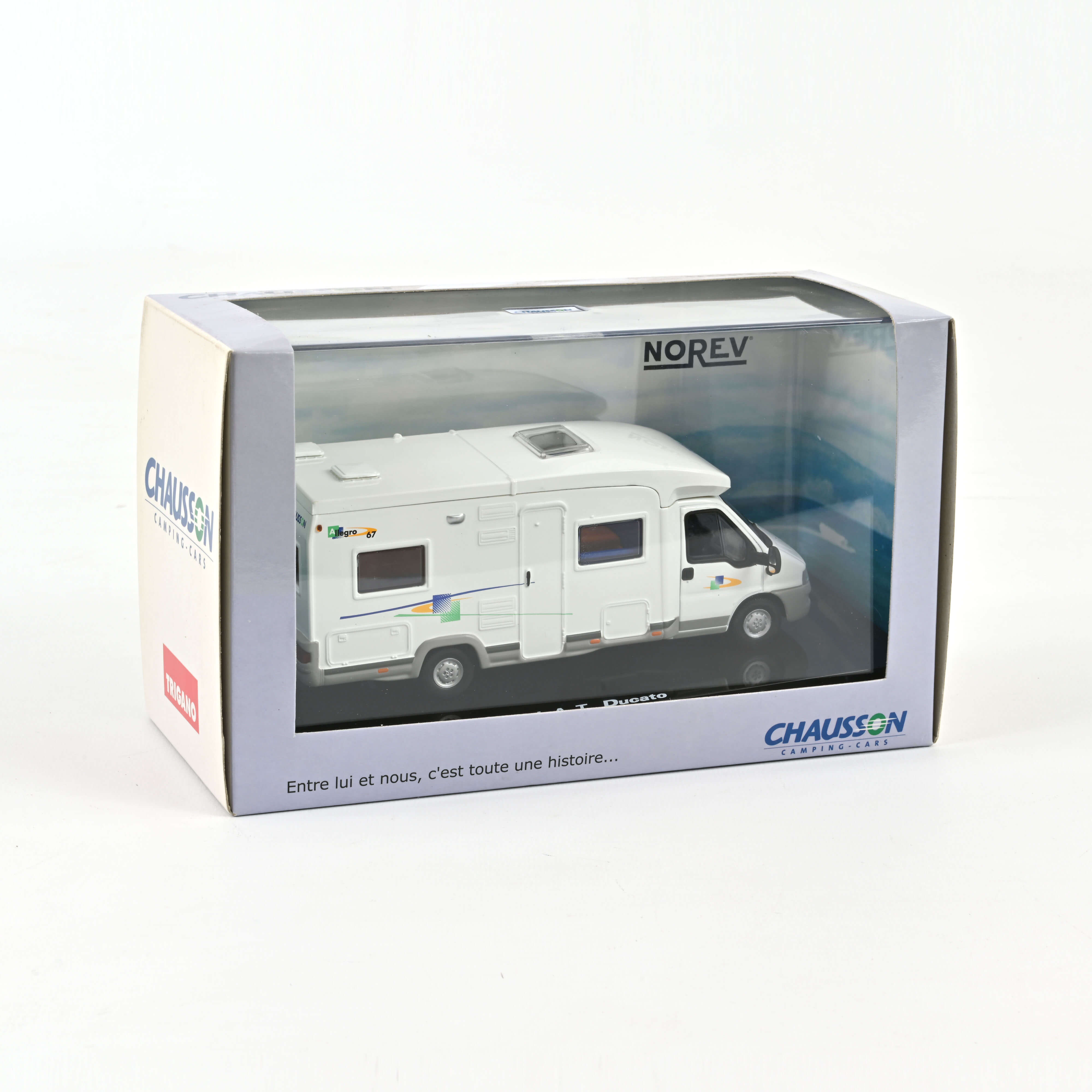 Fiat Ducato Camping Car Chausson Allegro 67 1:43 – Norev
