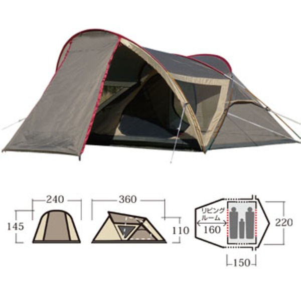 ogawa(キャンパルジャパン) シャンティ23 2641｜アウトドア用品・釣り