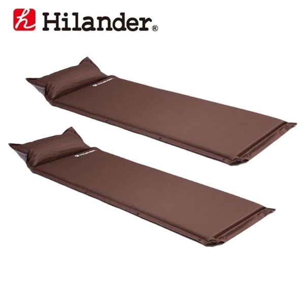 Hilander(ハイランダー) インフレーターマット(枕付きタイプ) 4.0cm×2