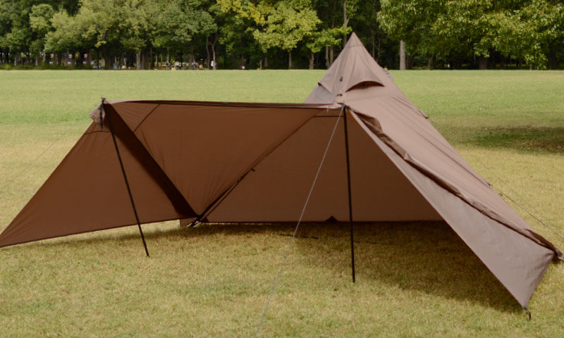 A型フレームの贅沢ソロテント ディアーグ｜Hilander(ハイランダー)公式