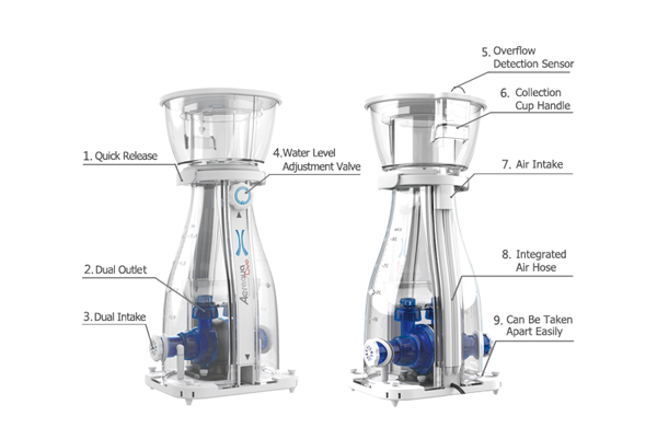 Maxspect Aeraqua Duo Skimmer AD600 - 海水魚ショップ ナチュラル