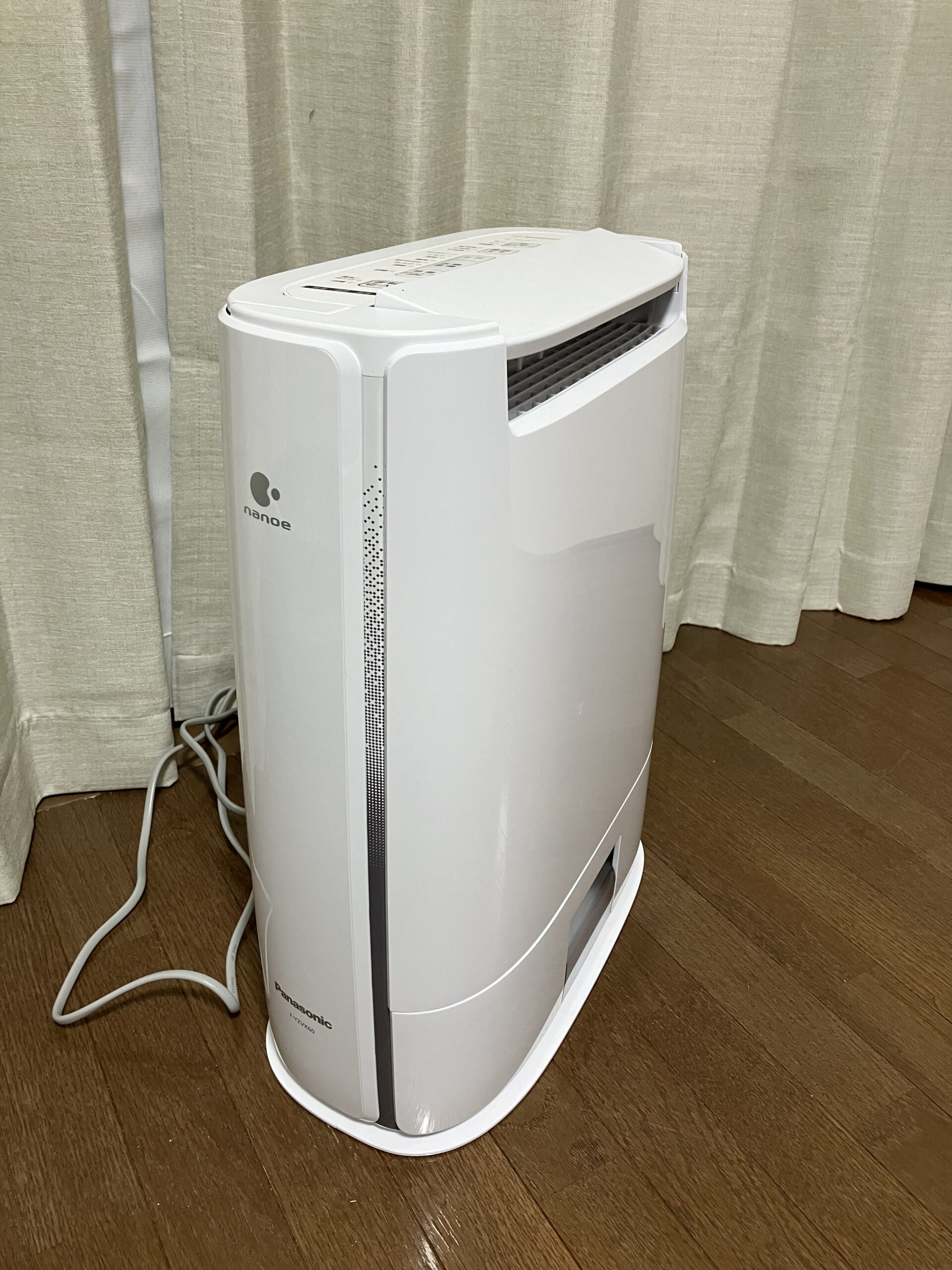 F-YZVX60。冬の衣類部屋干し除湿機はデシカント式がおすすめ | ぶろぐ