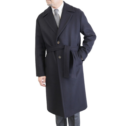 Hevo イーヴォ [秋冬] ウールナイロン シングルベルテッドコート