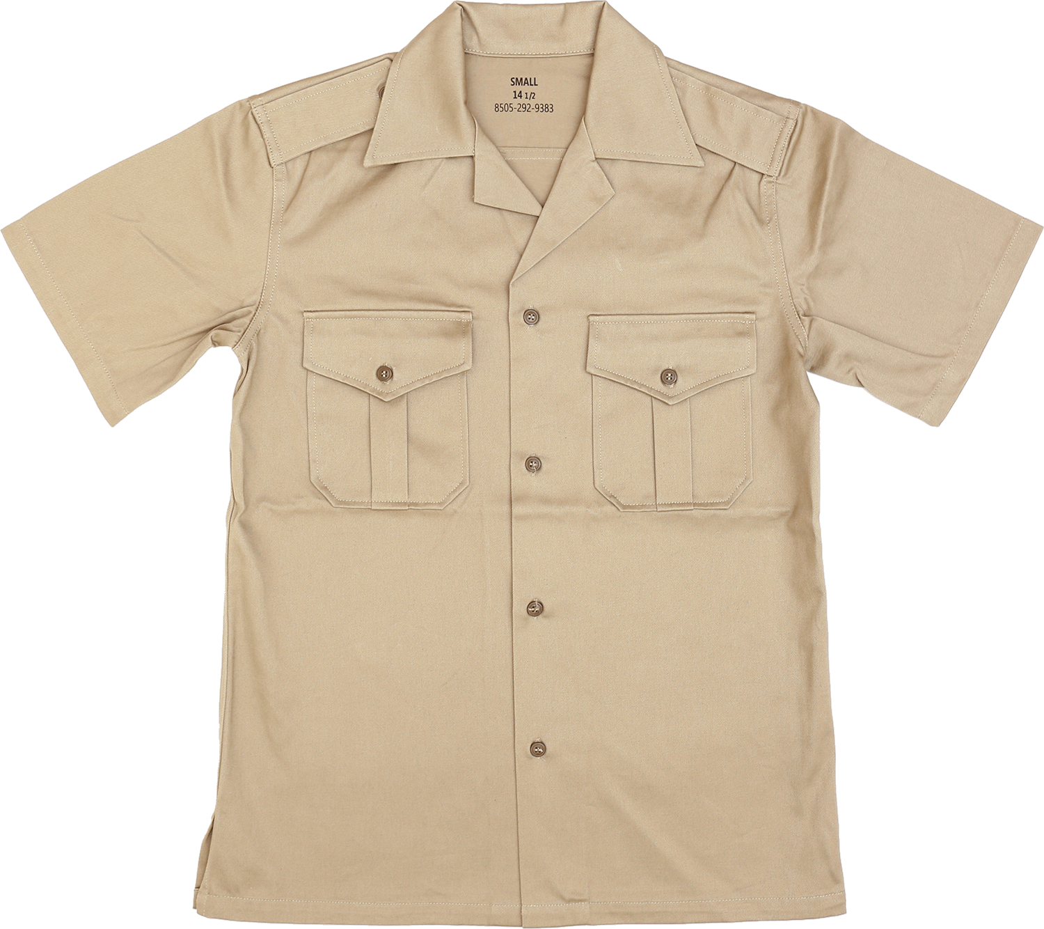 U.S.MILITARY SESSLER MFG チノクロス シャツ ミリタリーショップ 革