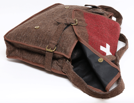 スイス軍 ウールバッグ ミリタリーショップ 革ジャン 中田商店