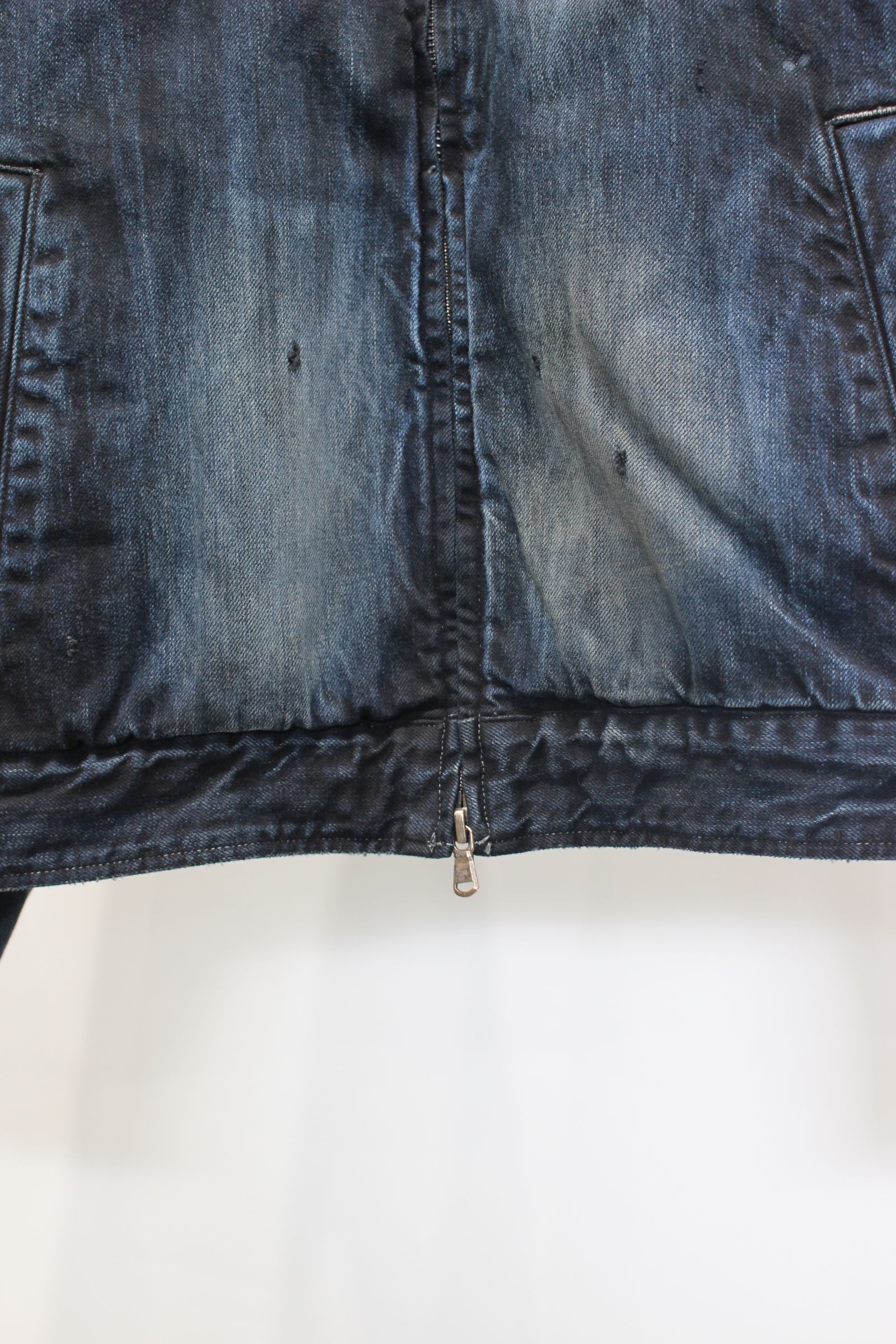 ANCELLM - DENIM ZIPUP JACKET | BLACK | デニムジャケット | NapsNote