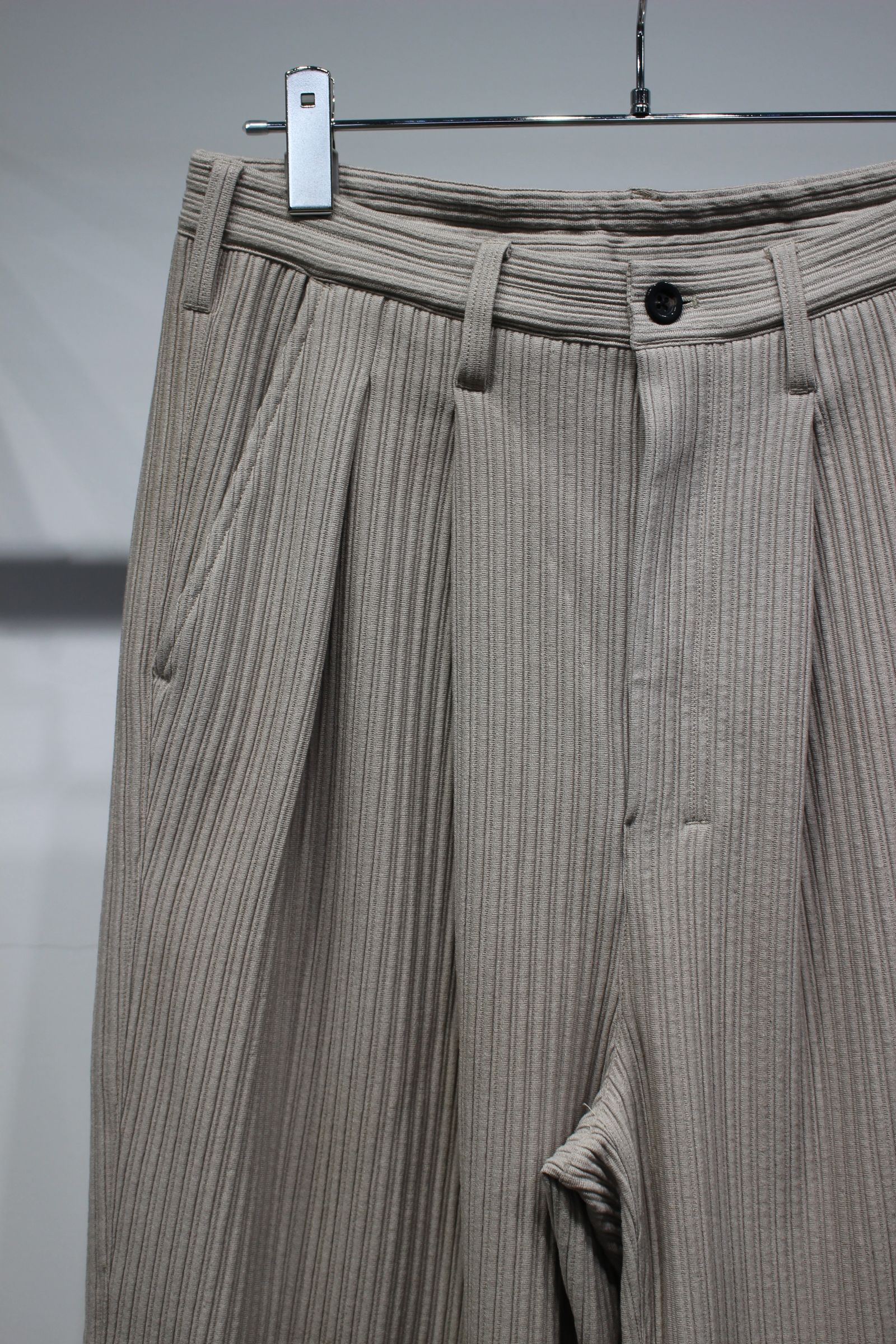 ANCELLM - WIDE EASY PANTS | GREIGE | イージーパンツ | NapsNote