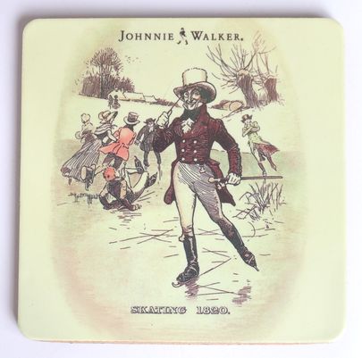 ジョニーウォーカーコースター2枚 - 骨董、古民具、古書の“芳栄堂”