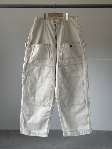 KAPITAL (キャピタル) 薄キャンバスZIPPERワイドランバーパンツ s.t.c