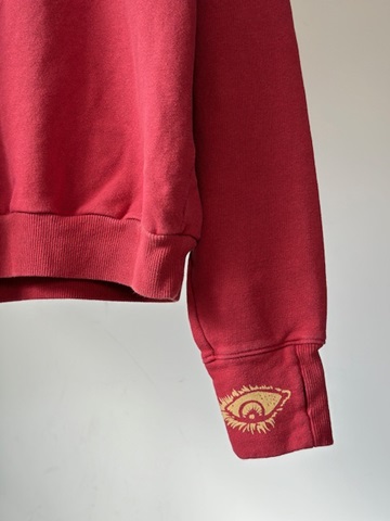 KAPITAL【キャピタル】裏毛クルースウェットトレーナー レッド KAPITAL