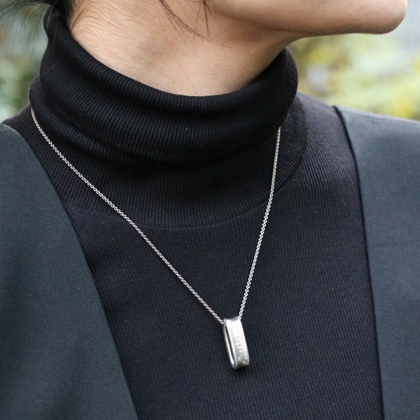 Tiffany&Co. ティファニー 1837 オーバルループ ネックレス SV925 中古