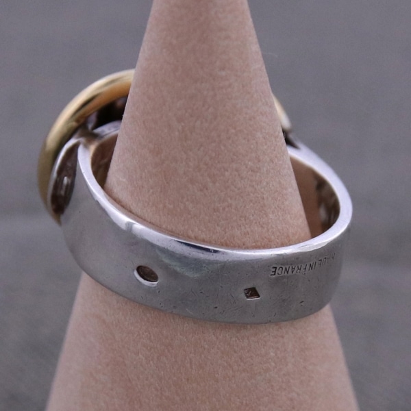 HERMES エルメス ドゥザノー リング 9号 ユーズド 中古(コンビ