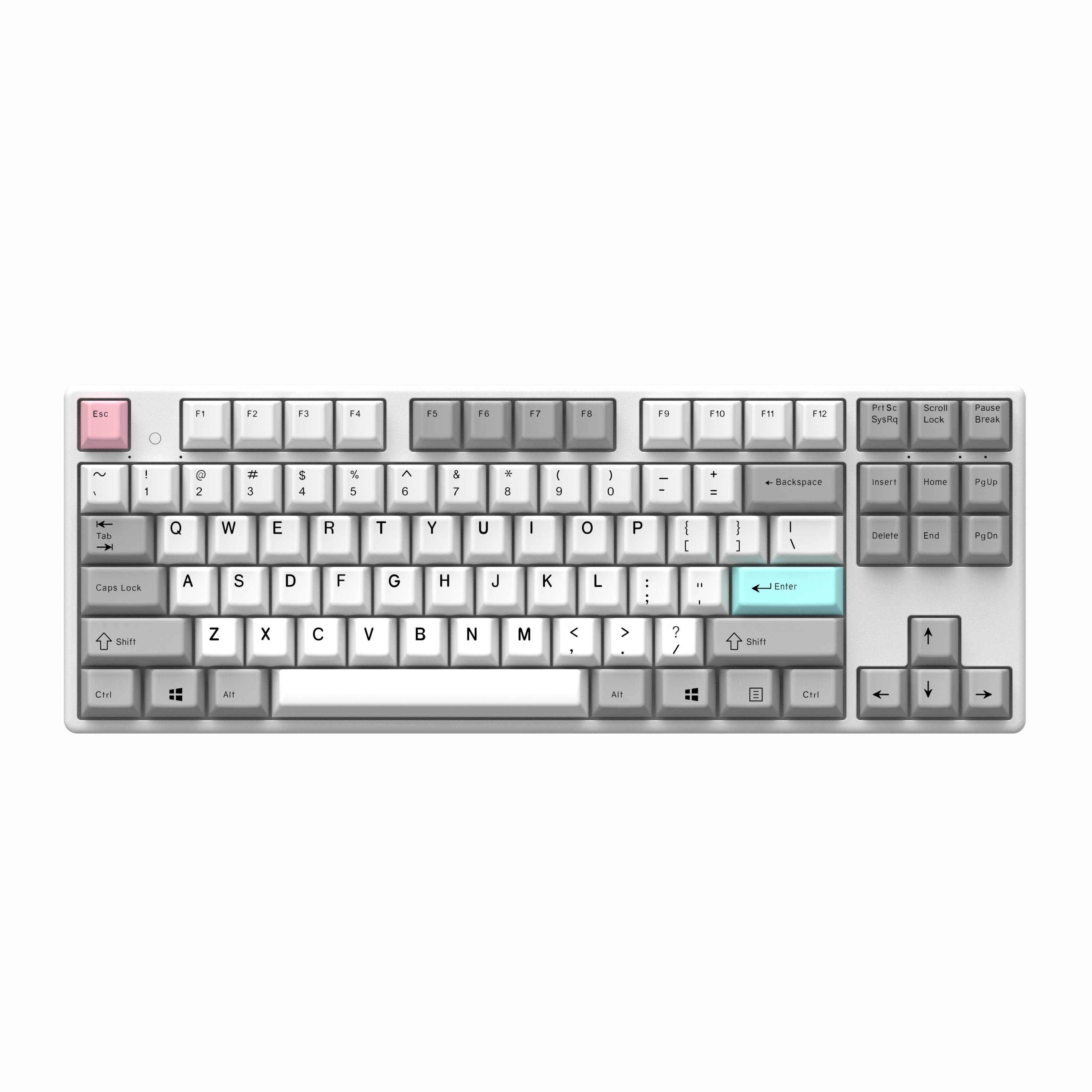 Niz plum X87EC(RGB) keyboard [中古] X87/x87 pro White/Black – NIZ