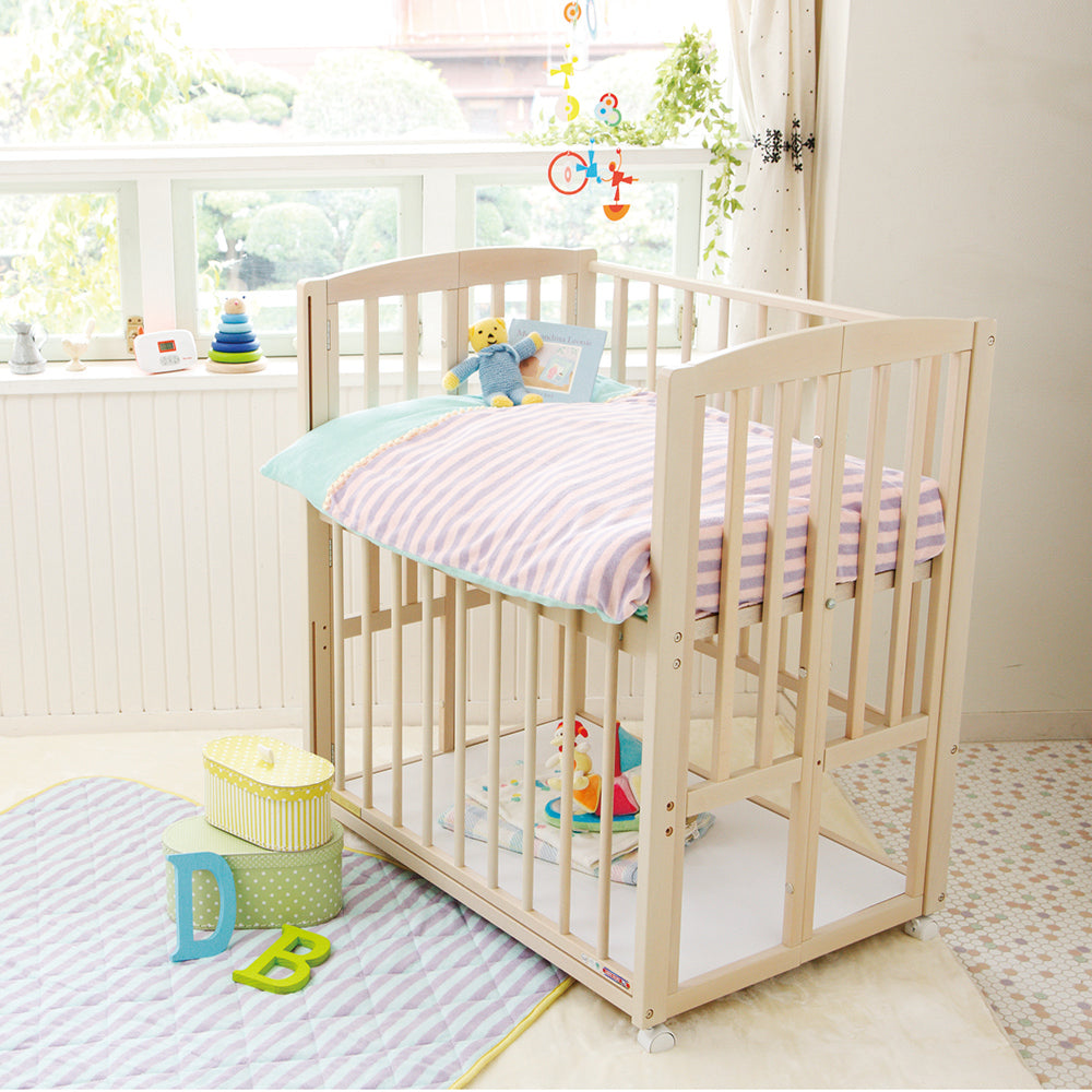 HZDMJ HZDMJ 2023新型 ベージュ ベビーベッド 2023新型 ベージュ