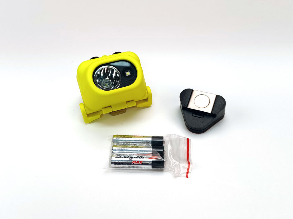 XPP-5454GC: Intrinsically Safe Dual-Light Headlamp w/Hard Hat Clip