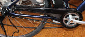 ブリヂストンの電動アシスト自転車アルベルトeの27インチが入荷