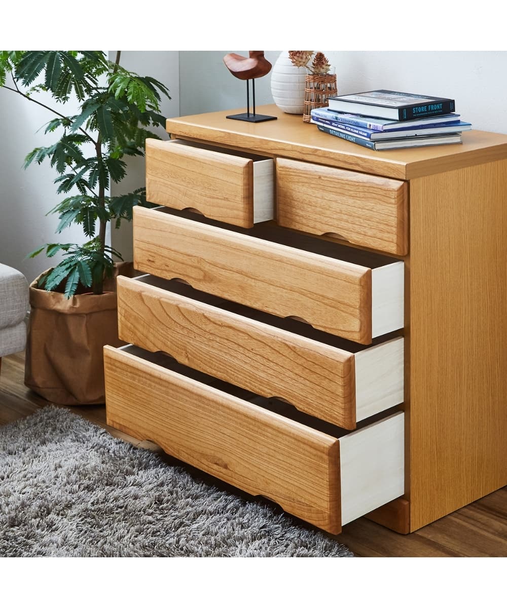 日本製】木目が素敵な天然木桐チェスト 通販【ニッセン】