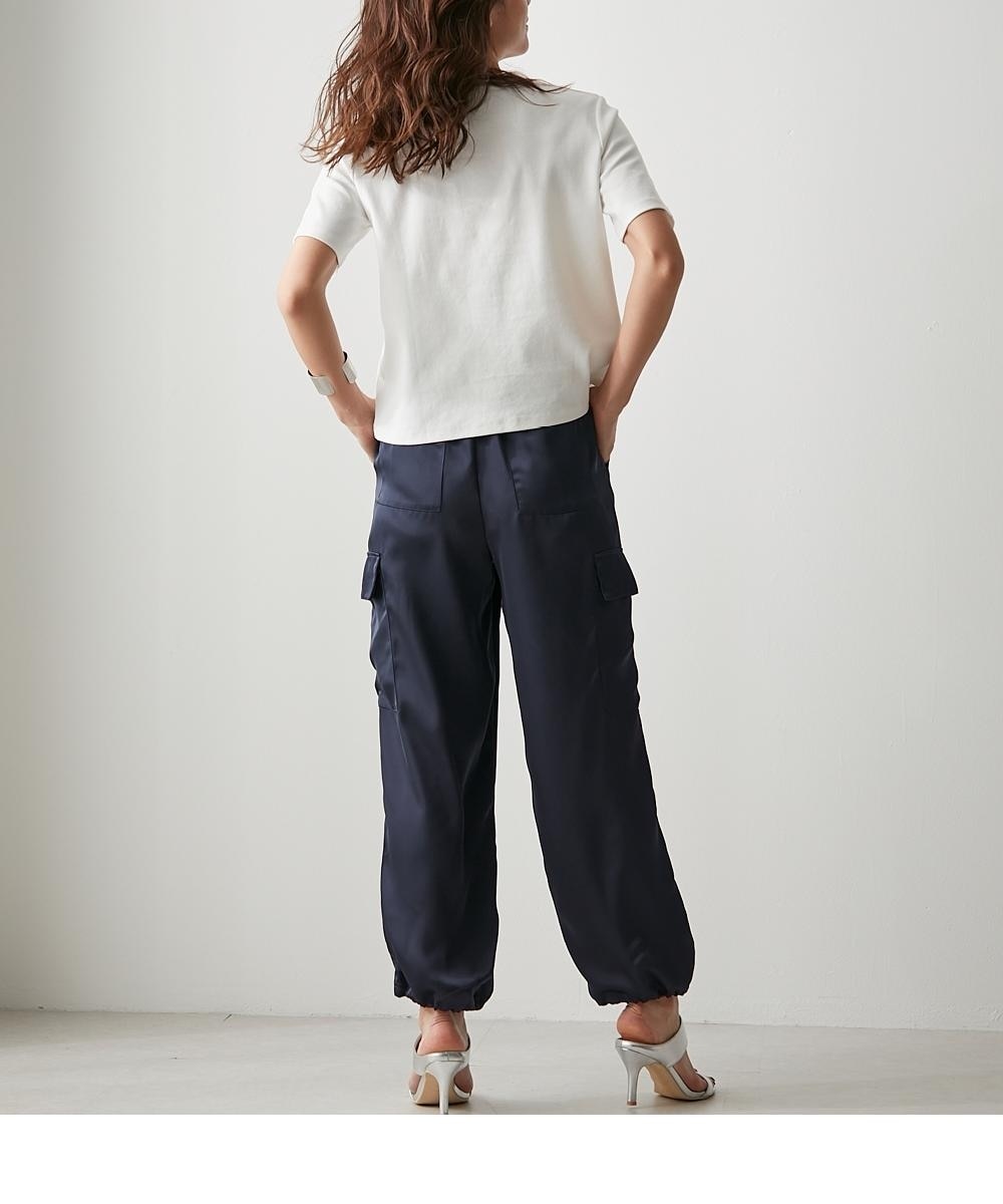 サテンパラシュートパンツ＜大きいサイズ有＞【OtonaSMILE】 通販