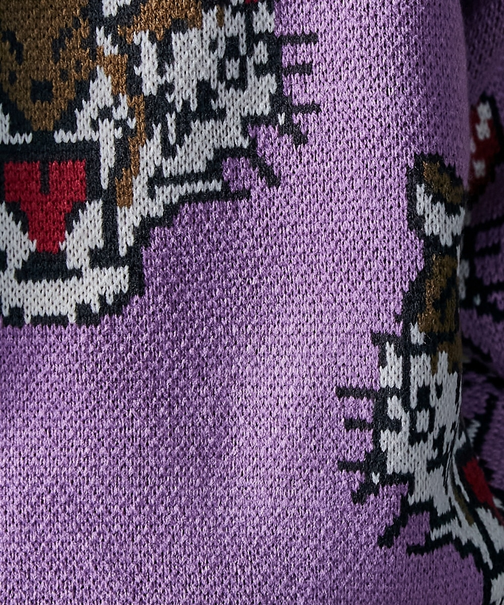 トラ柄ジャガードニットプルオーバー＜大きいサイズ有＞GEVS. 通販