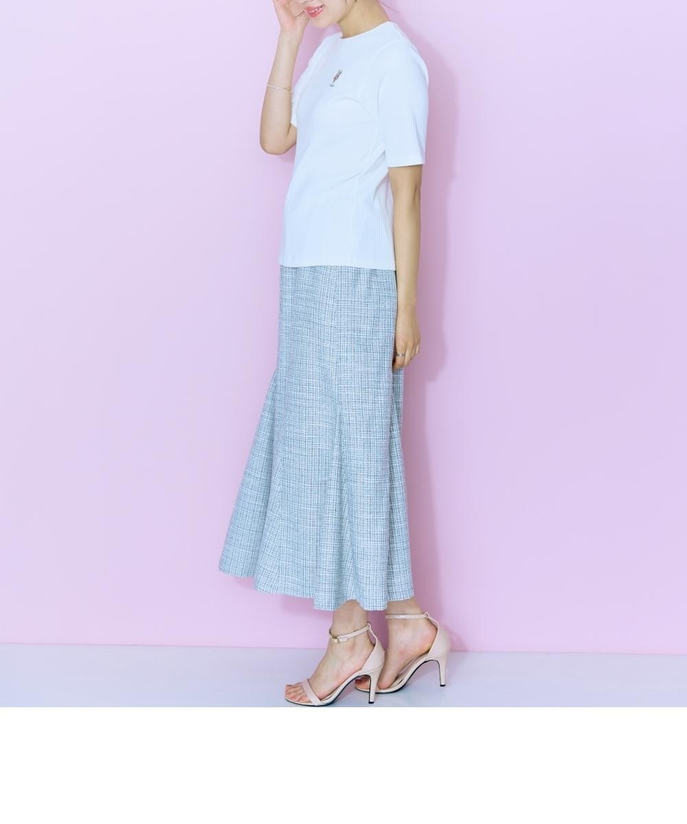 大きいサイズ＞サマーツイードマーメイドスカート marun 通販【ニッセン】