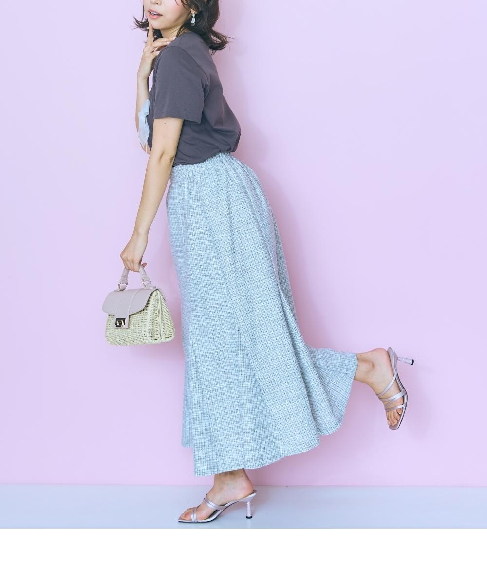 大きいサイズ＞サマーツイードマーメイドスカート marun 通販【ニッセン】