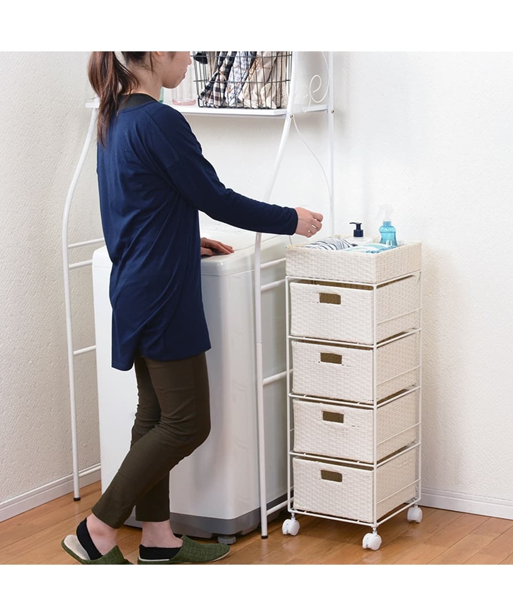 ラタン調のランドリーチェスト 通販【ニッセン】